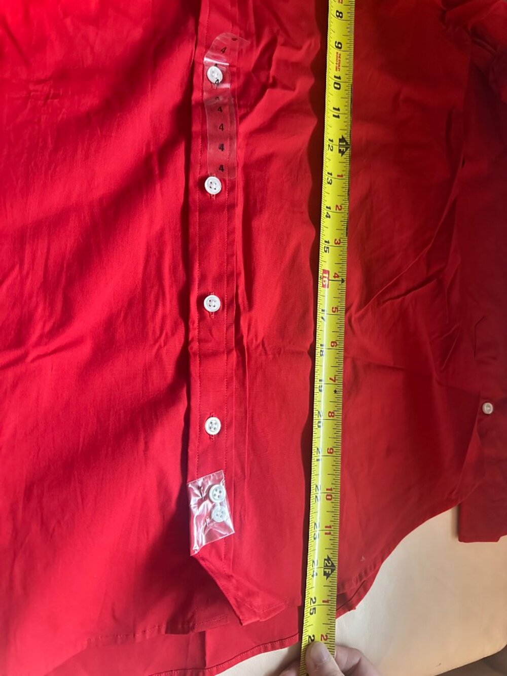 NWT Ralph Lauren Sport Red Long Sleeve Button Down Shirt Size 4 - Picture 6 of 9
